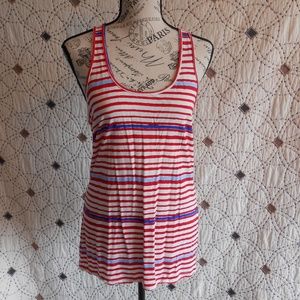 EUC Old Navy Red White & Blue Tank Top M